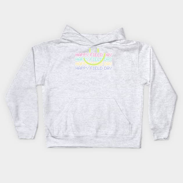 Happy field day ver. smile Kids Hoodie by Mymoon